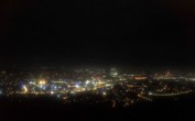 Archiv Foto Webcam Fernsehturm Stuttgart - Blick auf die Stadtmitte 23:00