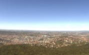 Archiv Foto Webcam Fernsehturm Stuttgart - Blick auf die Stadtmitte 13:00