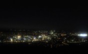 Archiv Foto Webcam Fernsehturm Stuttgart - Blick auf die Stadtmitte 21:00