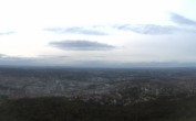 Archiv Foto Webcam Fernsehturm Stuttgart - Blick auf die Stadtmitte 19:00