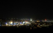 Archiv Foto Webcam Fernsehturm Stuttgart - Blick auf die Stadtmitte 23:00