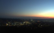 Archiv Foto Webcam Fernsehturm Stuttgart - Blick auf die Stadtmitte 03:00