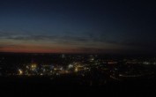 Archiv Foto Webcam Fernsehturm Stuttgart - Blick auf die Stadtmitte 21:00