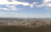 Archiv Foto Webcam Fernsehturm Stuttgart - Blick auf die Stadtmitte 13:00