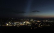 Archiv Foto Webcam Fernsehturm Stuttgart - Blick auf die Stadtmitte 03:00