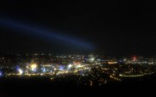 Archiv Foto Webcam Fernsehturm Stuttgart - Blick auf die Stadtmitte 23:00