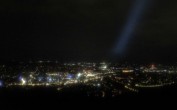 Archiv Foto Webcam Fernsehturm Stuttgart - Blick auf die Stadtmitte 01:00