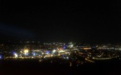 Archiv Foto Webcam Fernsehturm Stuttgart - Blick auf die Stadtmitte 23:00