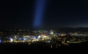 Archiv Foto Webcam Fernsehturm Stuttgart - Blick auf die Stadtmitte 03:00