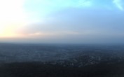 Archiv Foto Webcam Fernsehturm Stuttgart - Blick auf die Stadtmitte 19:00