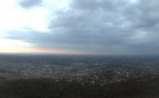 Archiv Foto Webcam Fernsehturm Stuttgart - Blick auf die Stadtmitte 19:00