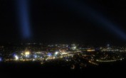 Archiv Foto Webcam Fernsehturm Stuttgart - Blick auf die Stadtmitte 23:00