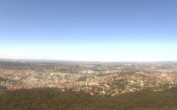 Archiv Foto Webcam Fernsehturm Stuttgart - Blick auf die Stadtmitte 13:00