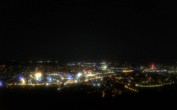 Archiv Foto Webcam Fernsehturm Stuttgart - Blick auf die Stadtmitte 23:00
