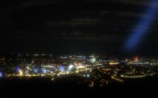 Archiv Foto Webcam Fernsehturm Stuttgart - Blick auf die Stadtmitte 03:00