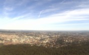 Archiv Foto Webcam Fernsehturm Stuttgart - Blick auf die Stadtmitte 09:00