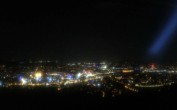Archiv Foto Webcam Fernsehturm Stuttgart - Blick auf die Stadtmitte 23:00
