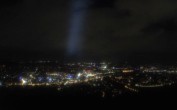 Archiv Foto Webcam Fernsehturm Stuttgart - Blick auf die Stadtmitte 03:00