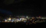 Archiv Foto Webcam Fernsehturm Stuttgart - Blick auf die Stadtmitte 23:00