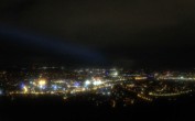 Archiv Foto Webcam Fernsehturm Stuttgart - Blick auf die Stadtmitte 23:00