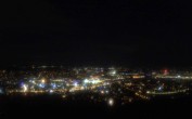 Archiv Foto Webcam Fernsehturm Stuttgart - Blick auf die Stadtmitte 23:00