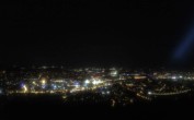 Archiv Foto Webcam Fernsehturm Stuttgart - Blick auf die Stadtmitte 23:00