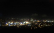 Archiv Foto Webcam Fernsehturm Stuttgart - Blick auf die Stadtmitte 23:00
