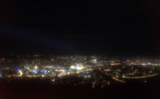 Archiv Foto Webcam Fernsehturm Stuttgart - Blick auf die Stadtmitte 23:00