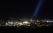 Archiv Foto Webcam Fernsehturm Stuttgart - Blick auf die Stadtmitte 23:00