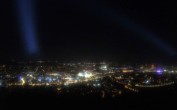 Archiv Foto Webcam Fernsehturm Stuttgart - Blick auf die Stadtmitte 01:00