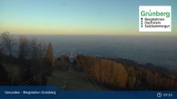 Archiv Foto Webcam Gmunden: Grünberger Seilbahn 06:00