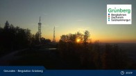 Archiv Foto Webcam Gmunden: Grünberger Seilbahn 02:00