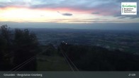 Archiv Foto Webcam Gmunden: Grünberger Seilbahn 02:00