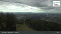 Archiv Foto Webcam Gmunden: Grünberger Seilbahn 13:00