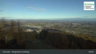 Archiv Foto Webcam Gmunden: Grünberger Seilbahn 08:00