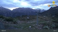 Archiv Foto Webcam Klösterle - Bergstation Riedkopf 04:00