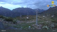 Archiv Foto Webcam Klösterle - Bergstation Riedkopf 02:00