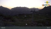 Archiv Foto Webcam Klösterle - Bergstation Riedkopf 04:00