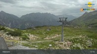 Archiv Foto Webcam Klösterle - Bergstation Riedkopf 12:00