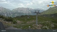 Archiv Foto Webcam Klösterle - Bergstation Riedkopf 14:00