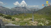 Archiv Foto Webcam Klösterle - Bergstation Riedkopf 14:00