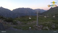 Archiv Foto Webcam Klösterle - Bergstation Riedkopf 02:00
