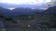 Archiv Foto Webcam Klösterle - Bergstation Riedkopf 04:00