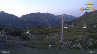 Archiv Foto Webcam Klösterle - Bergstation Riedkopf 02:00