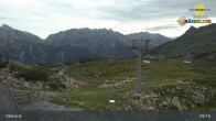 Archiv Foto Webcam Klösterle - Bergstation Riedkopf 08:00