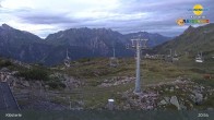 Archiv Foto Webcam Klösterle - Bergstation Riedkopf 02:00