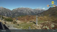 Archiv Foto Webcam Klösterle - Bergstation Riedkopf 14:00