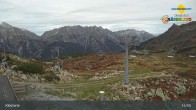 Archiv Foto Webcam Klösterle - Bergstation Riedkopf 14:00