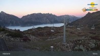 Archiv Foto Webcam Klösterle - Bergstation Riedkopf 18:00