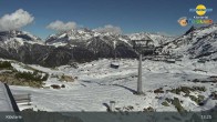 Archiv Foto Webcam Klösterle - Bergstation Riedkopf 12:00